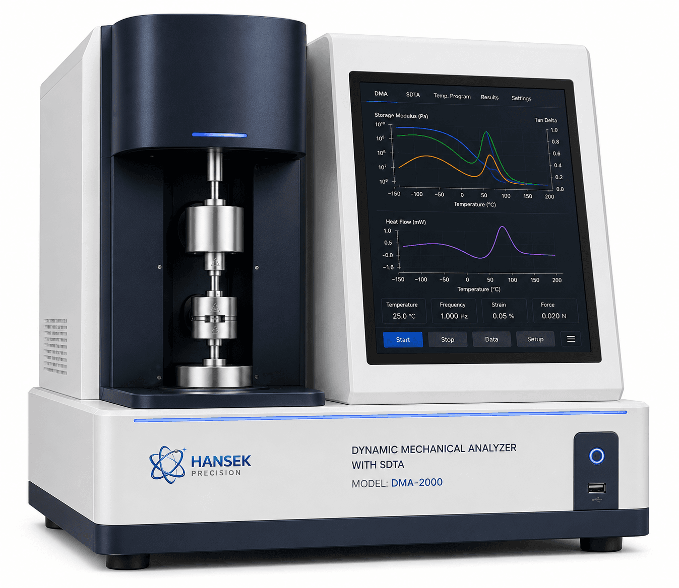 HANSEK Precision DMA-2000 Dynamic Mechanical Analyzer with SDTA